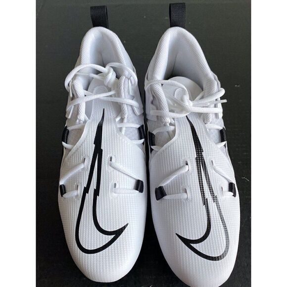 Nike Alpha Menace Pro 3 Panda White Football Cleats CT6649-100 Men’s Size 11.5 - Picture 2 of 9